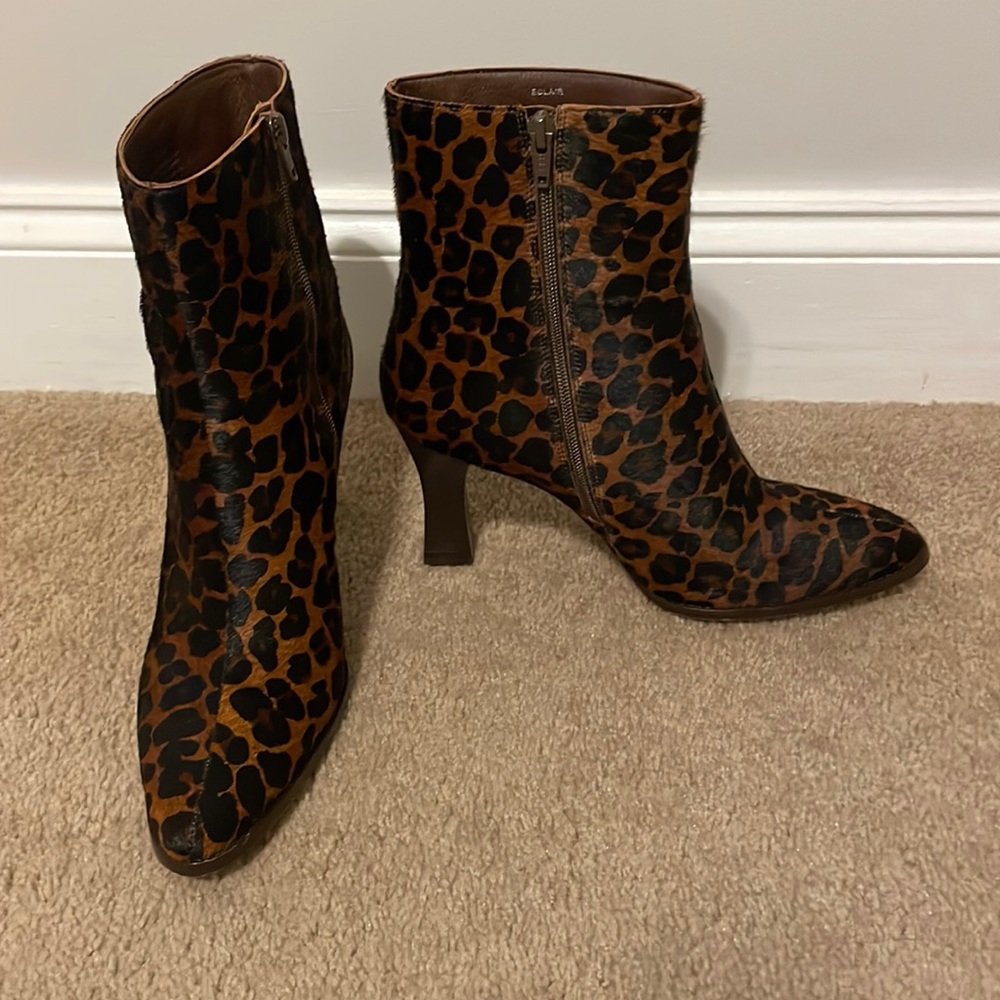 Matisse cheetah print hair boots